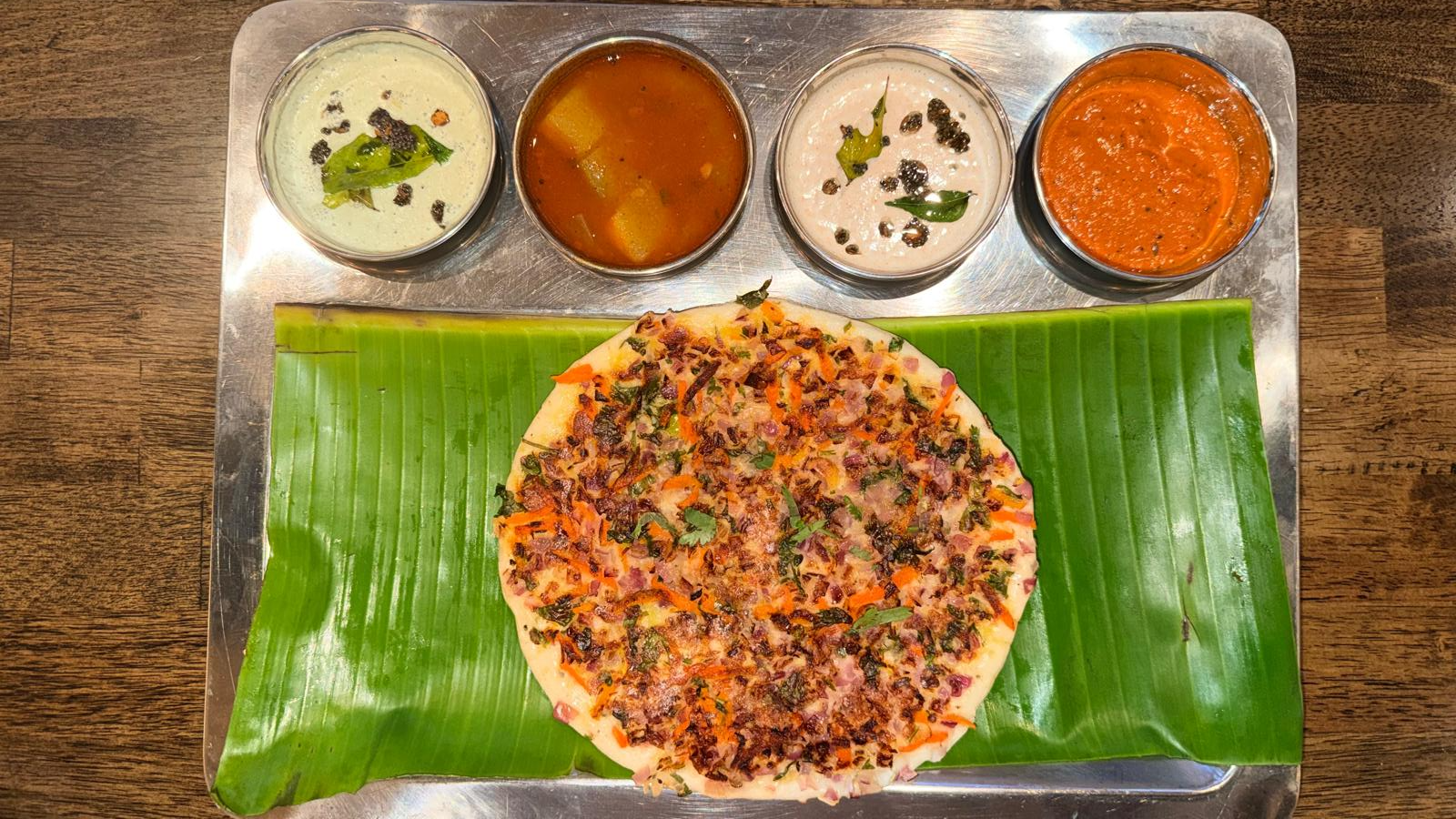 Veggie Uttappam.