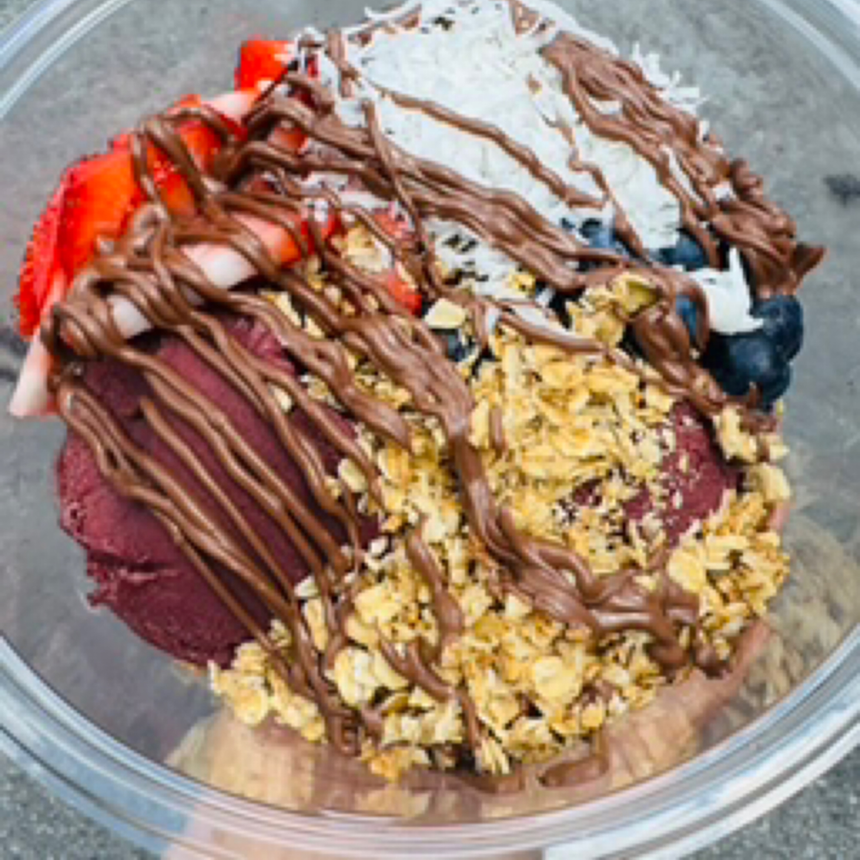 ACAI BOWL WITH NUTELLA (GF).