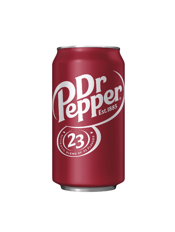 Dr. Pepper 12 oz. Can.
