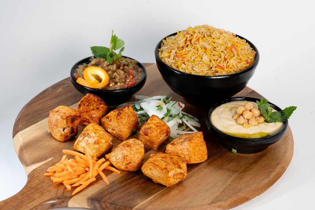 Chicken Kabab Platter.