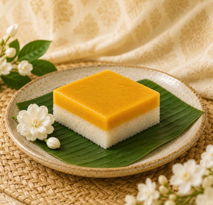 Custard Sticky Rice.