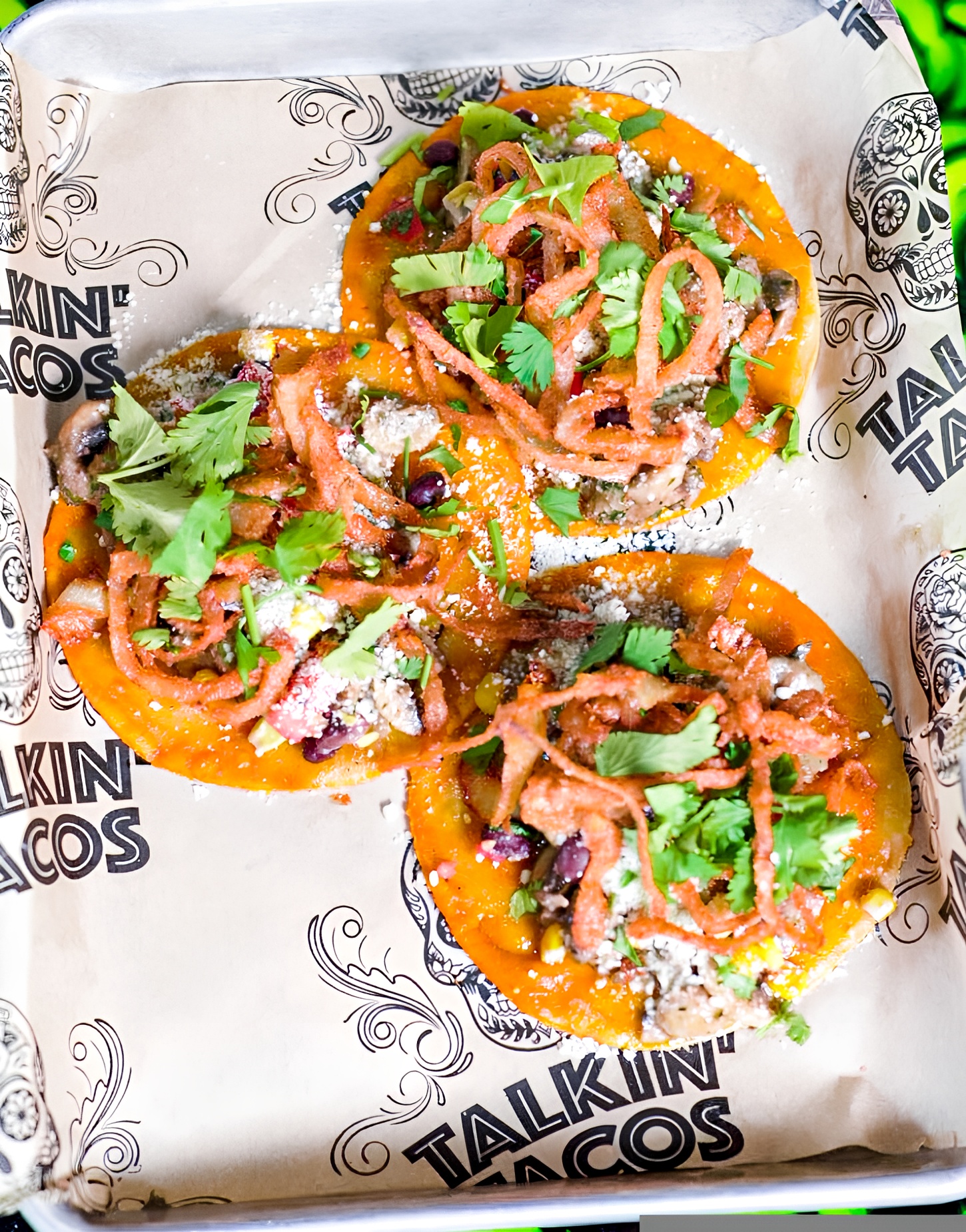 Hongos Tacos (Vegan).