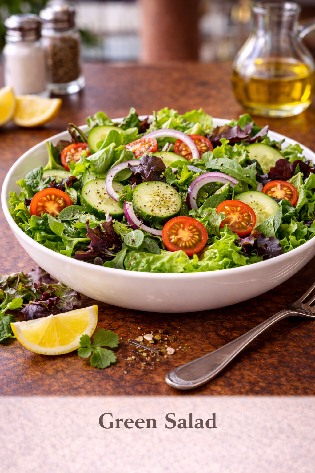 Garden Fresh Green Salad.