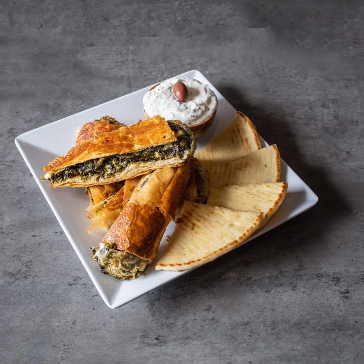 Spinach Pie Platter.