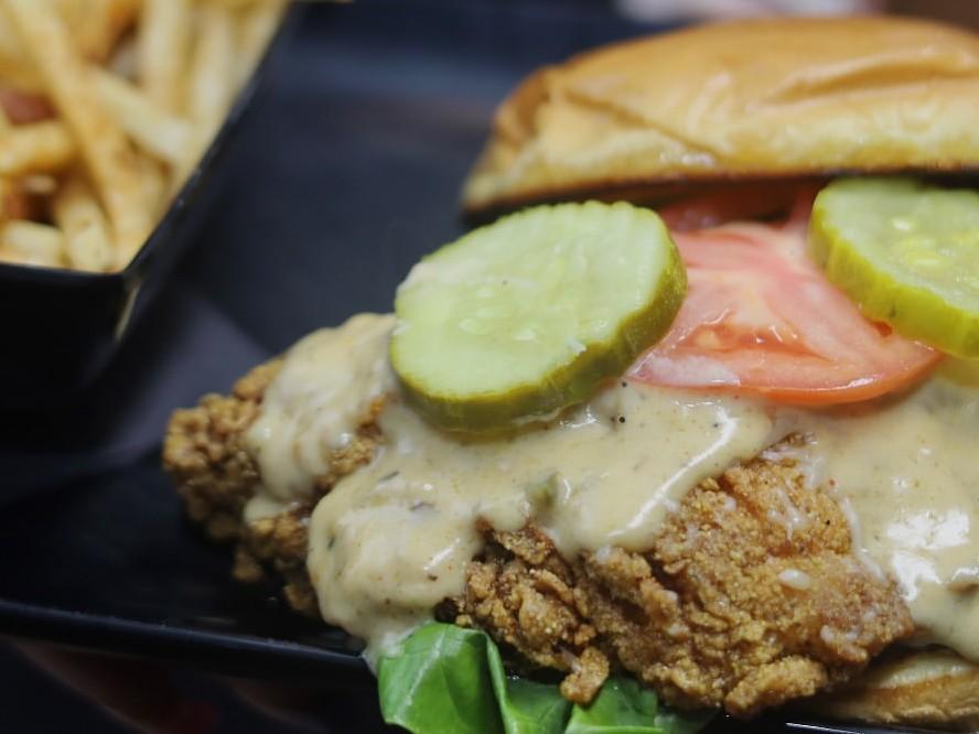 Catfish Filet Sandwich.