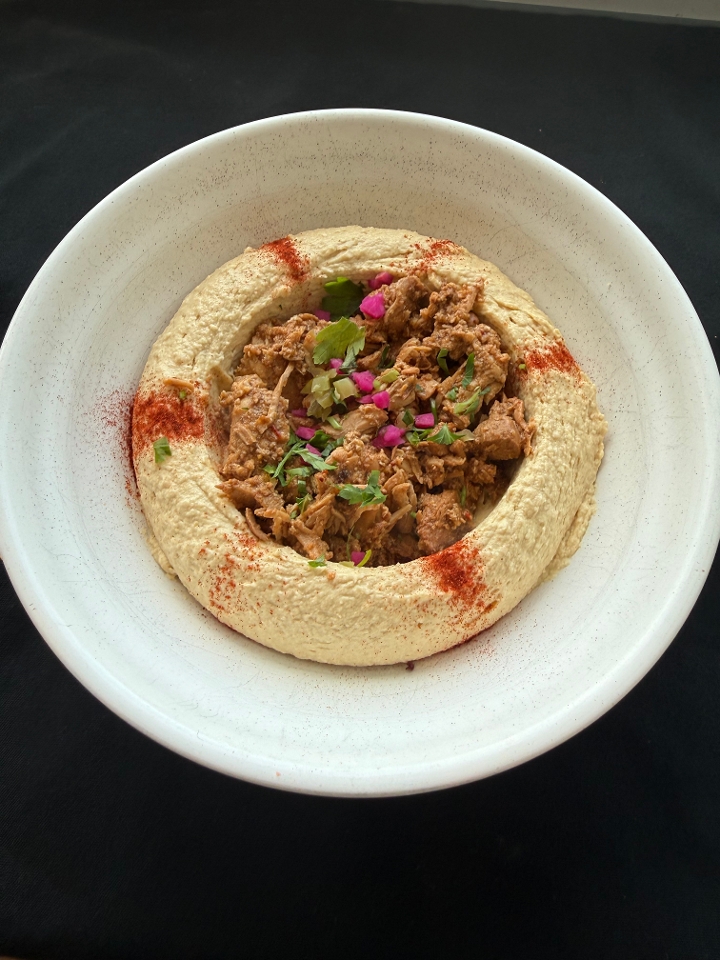 Hummus Chicken Shawarma.