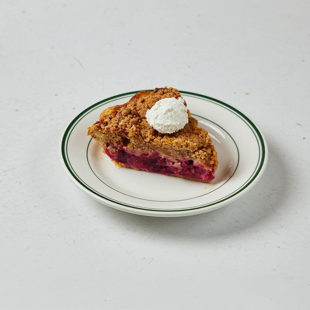Sour Cherry & Pear Pie-Slice.