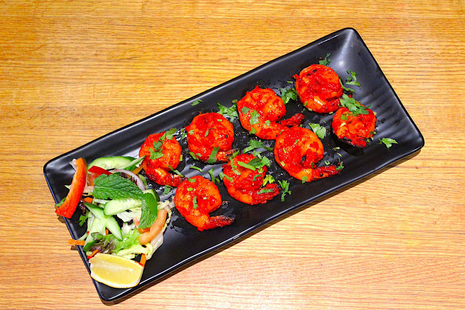 Tandoori Prawns.
