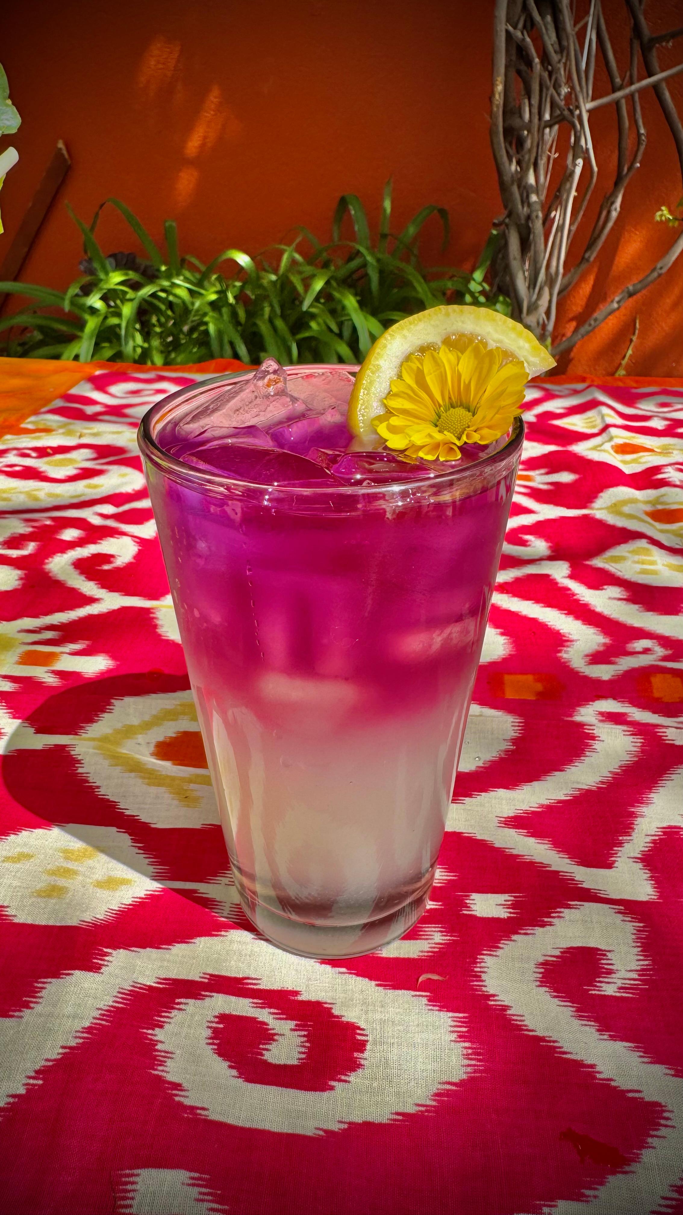 Purple Rain (Butterfly Pea lemonade).