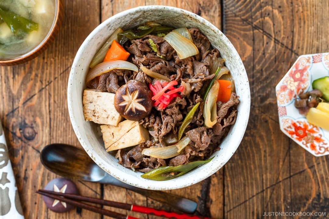 Sukiyaki Beef Bowl.