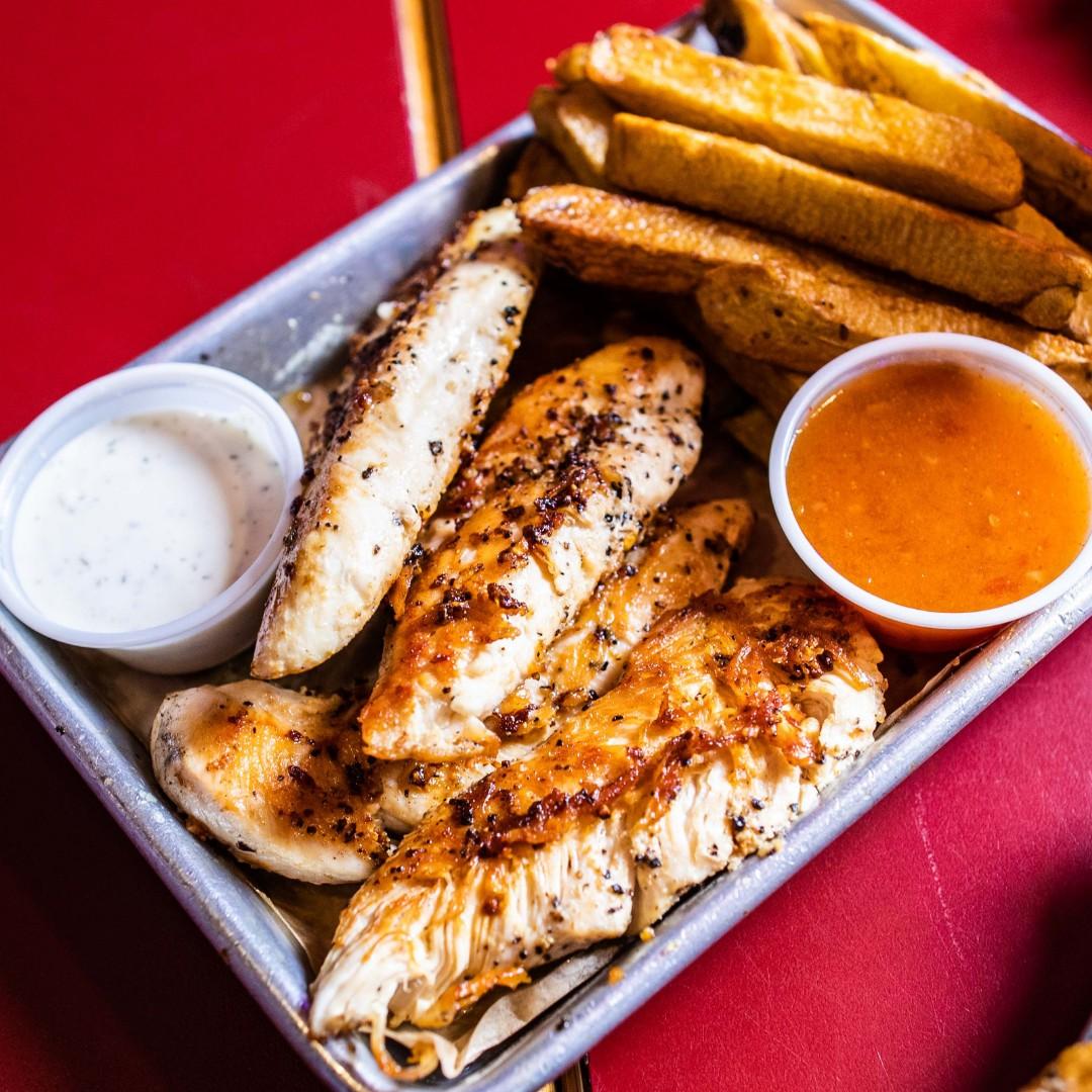 Grilled Chicken Tenders.