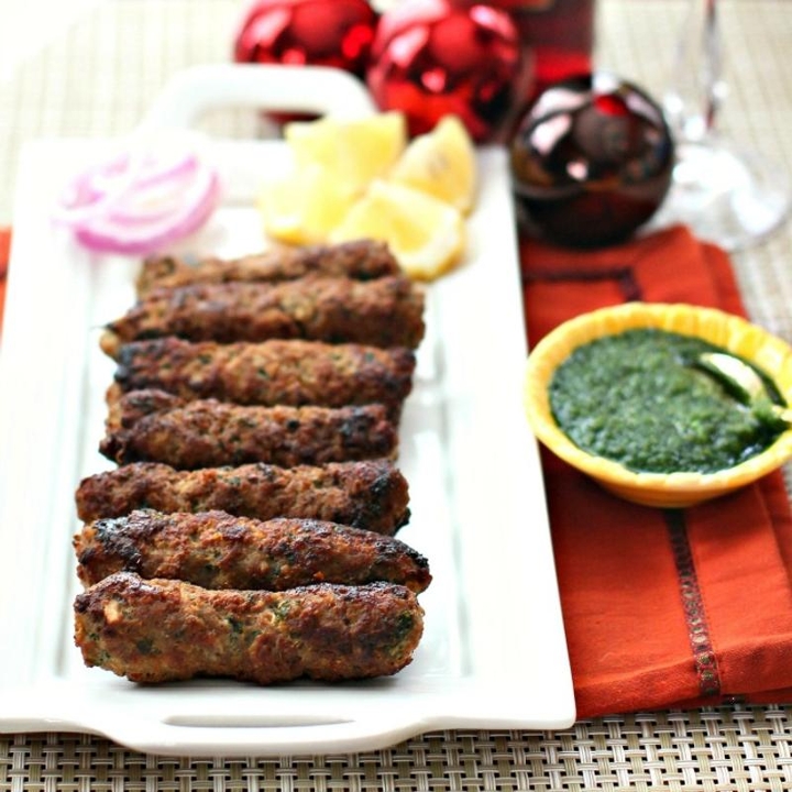 Lamb Sheekh Kabab.