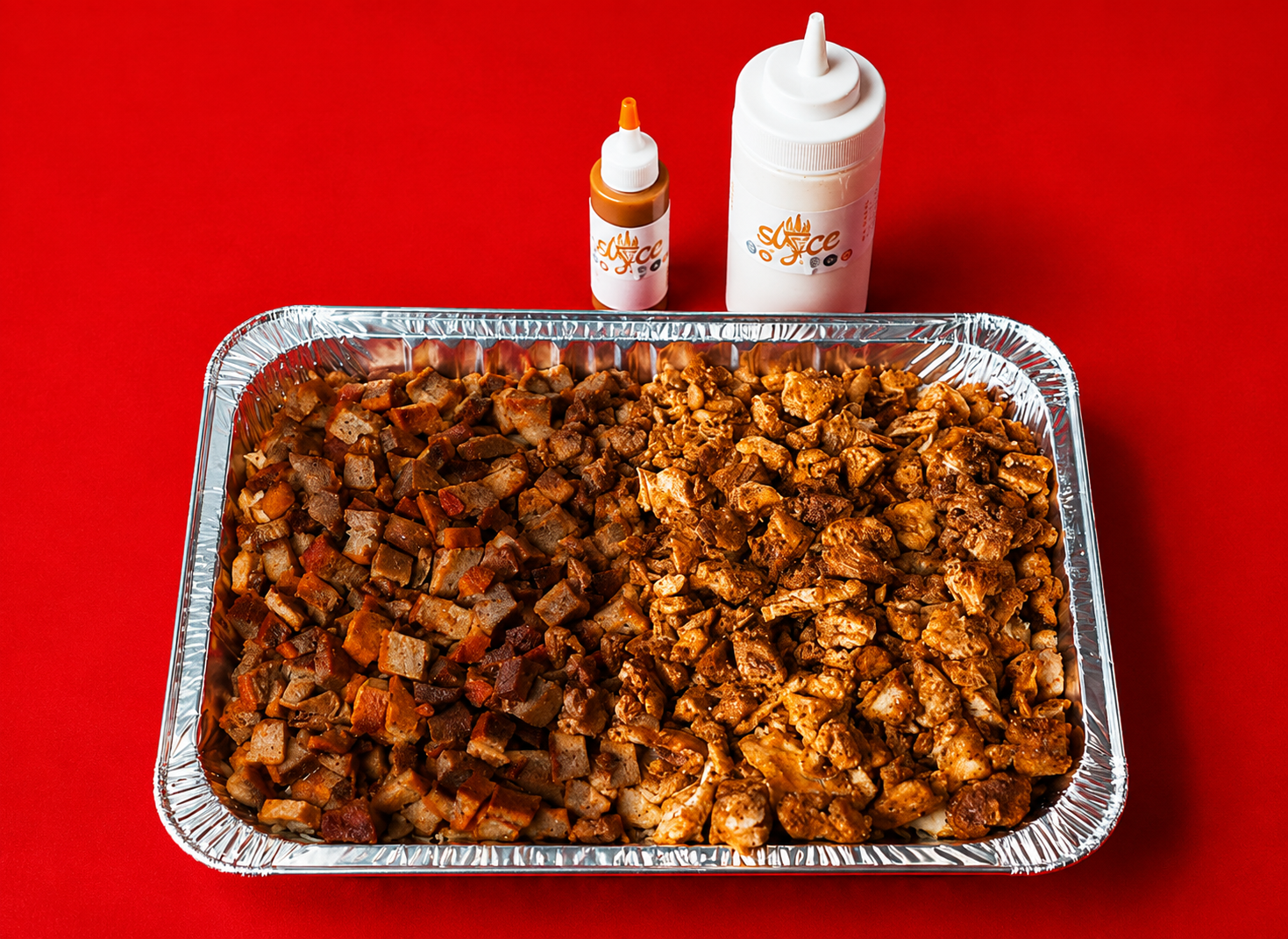 Half Tray Over Rice (Feeds 4-5).