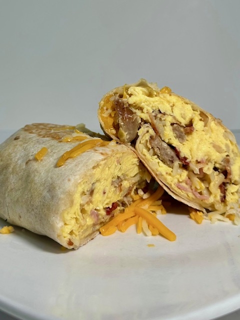 THE MESS BREAKFAST BURRITO - NEW ITEM.