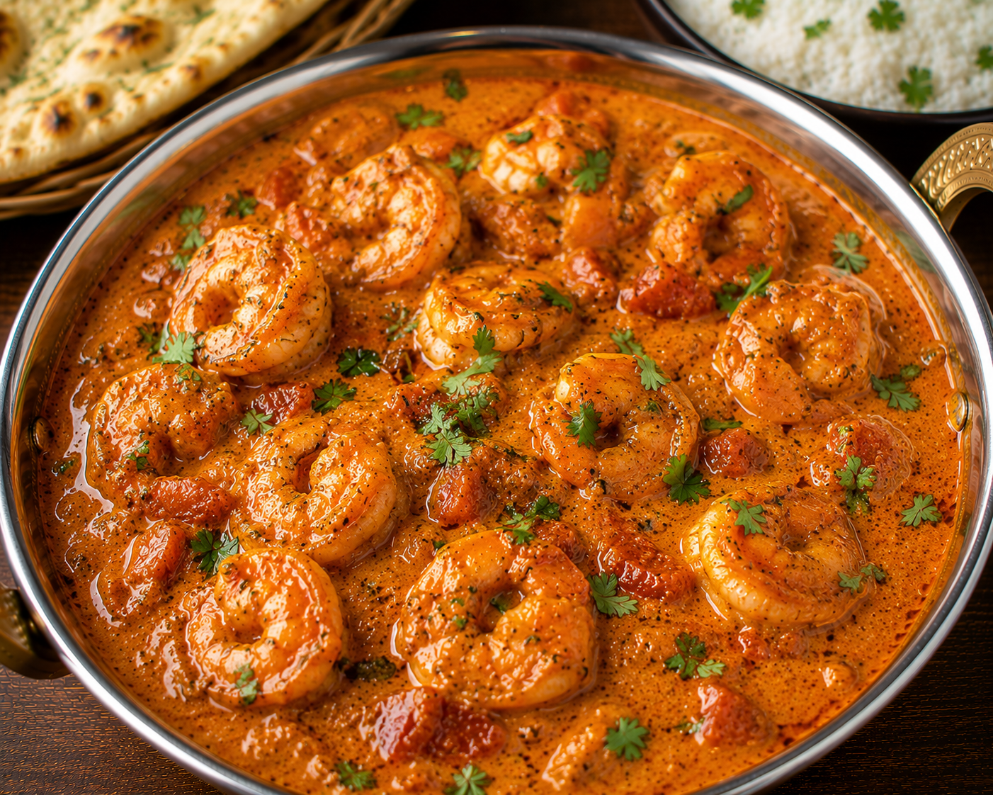 Shrimp Tikka Masala.