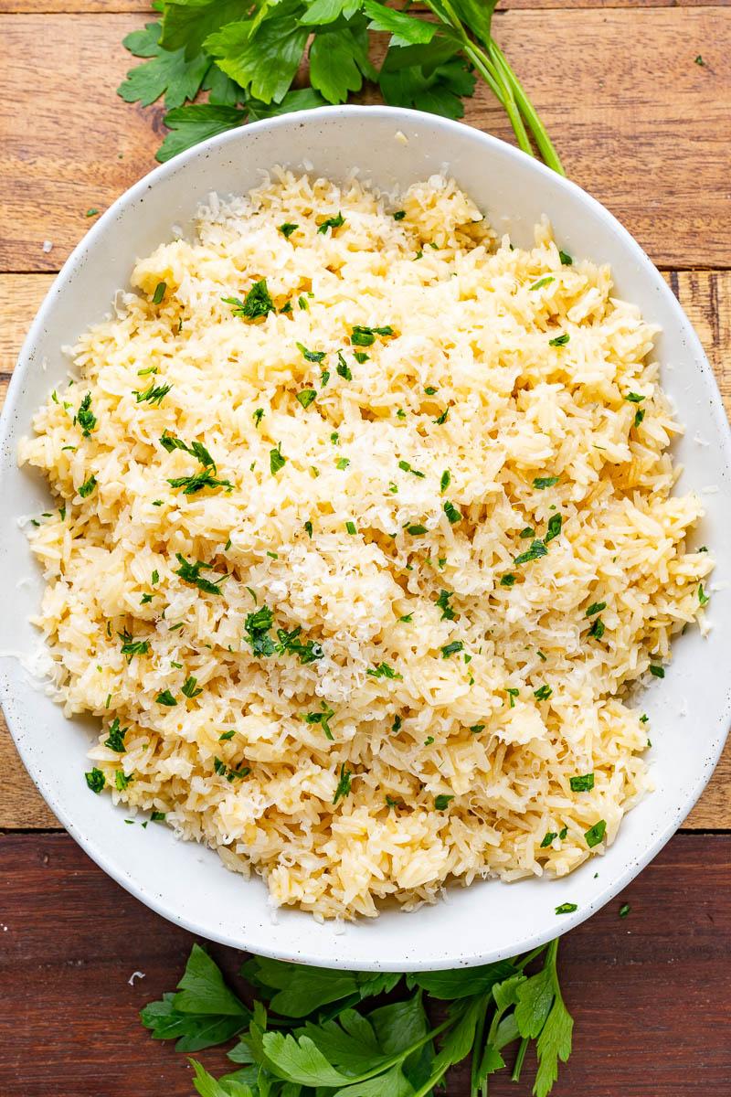Garlic Butter Rice.