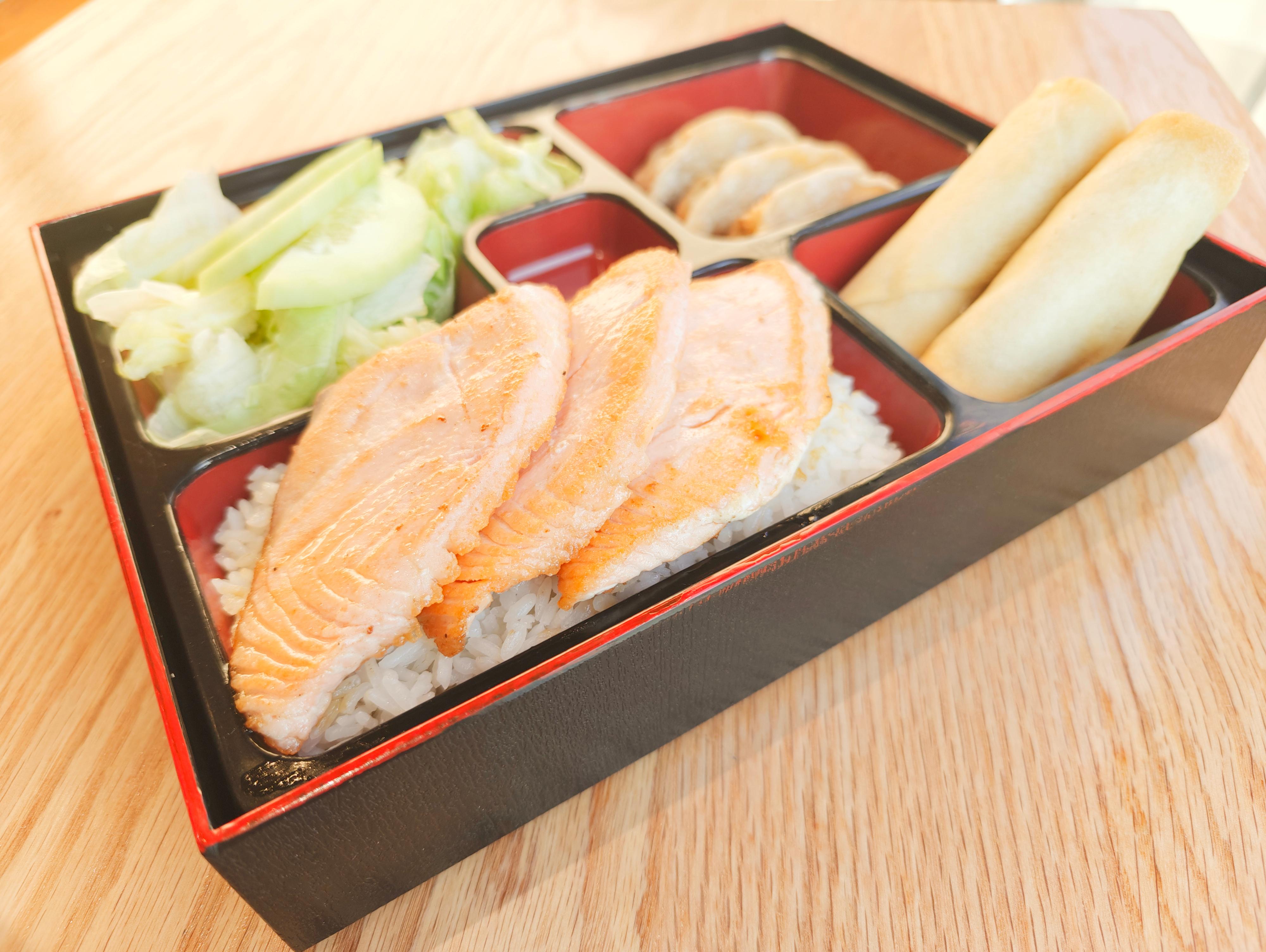 Salmon Bento.