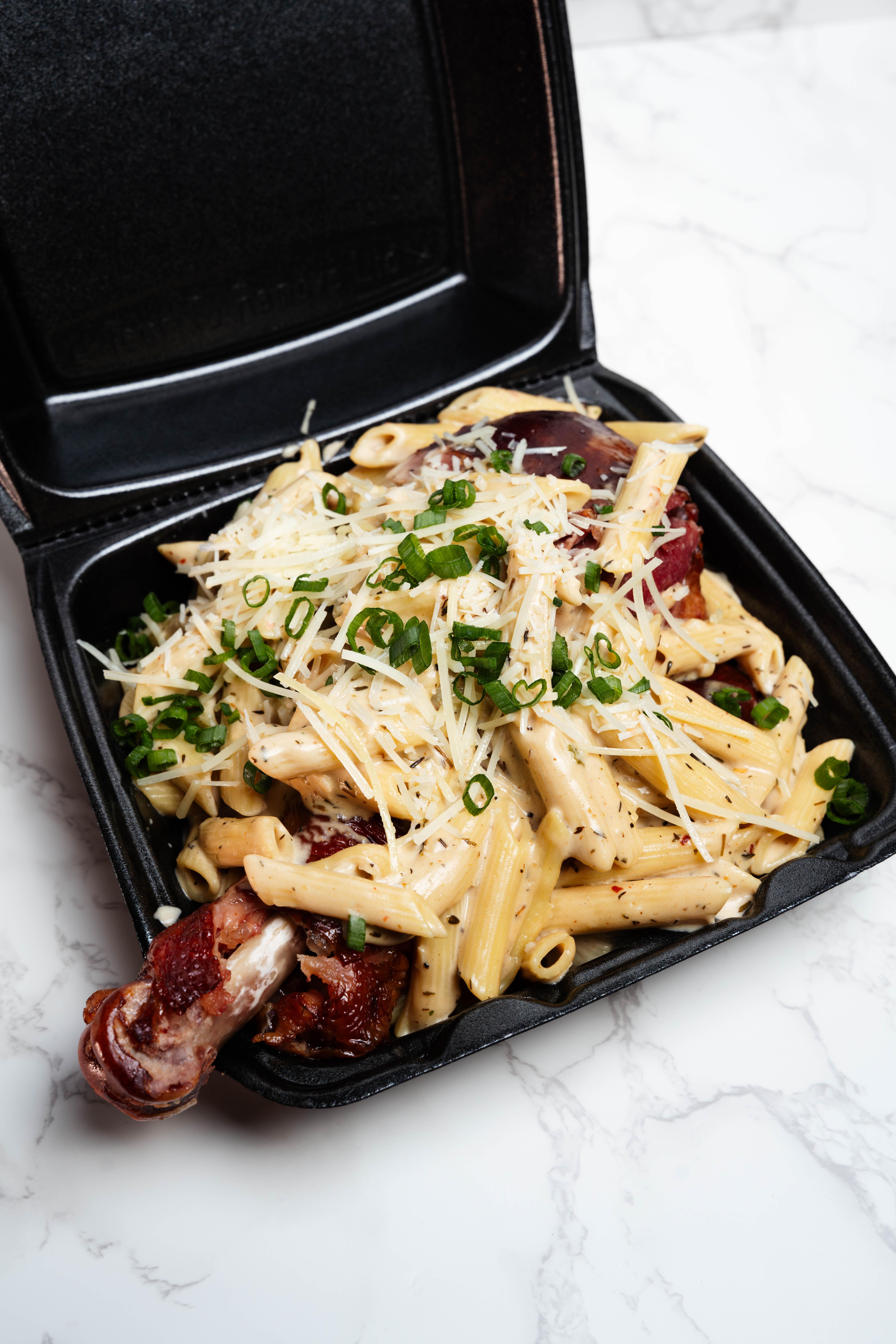 Stuffed Turkey Leg.
