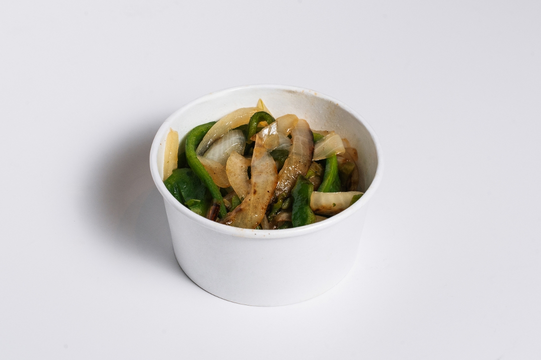 Side Grilled Onions & Peppers.