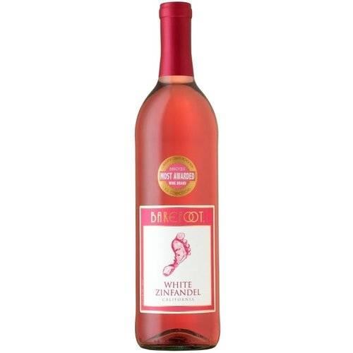 Barefoot Cellars White Zinfandel Wine - Pink from California - 750ml Bottle.