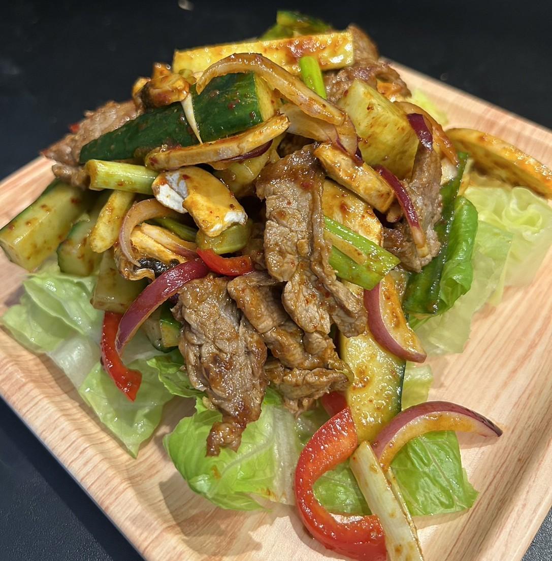 Grilled Beef Salad.