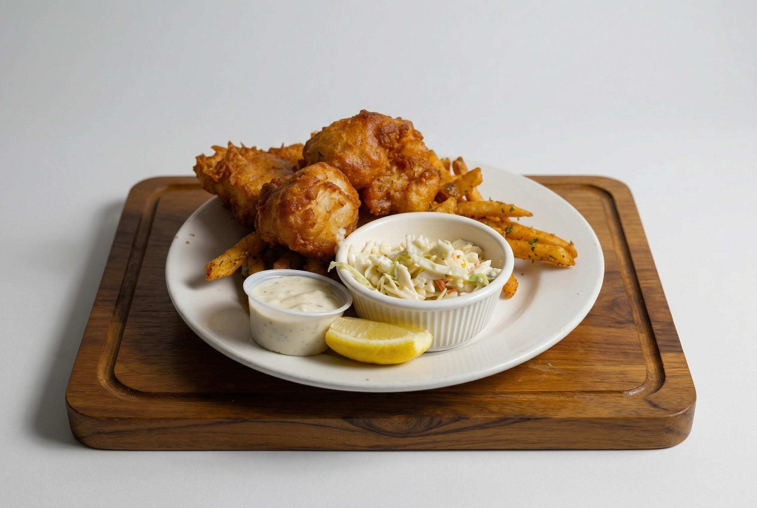Fish and Chips.