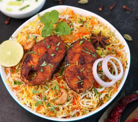 Fish Biryani.