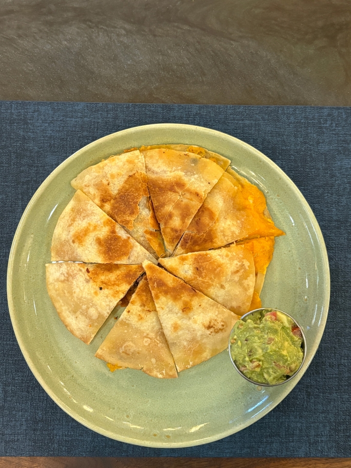 Chicken & Cheese Quesadilla.