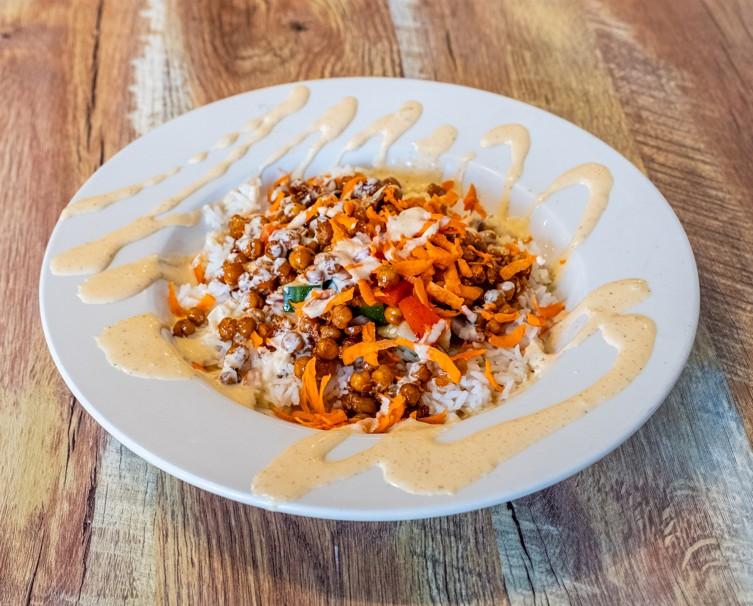 Hot & Spicy Chickpea Bowl.