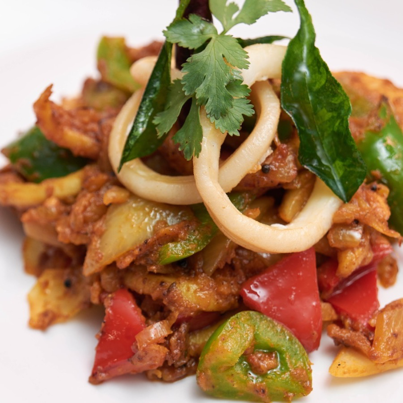Masala Calamari.
