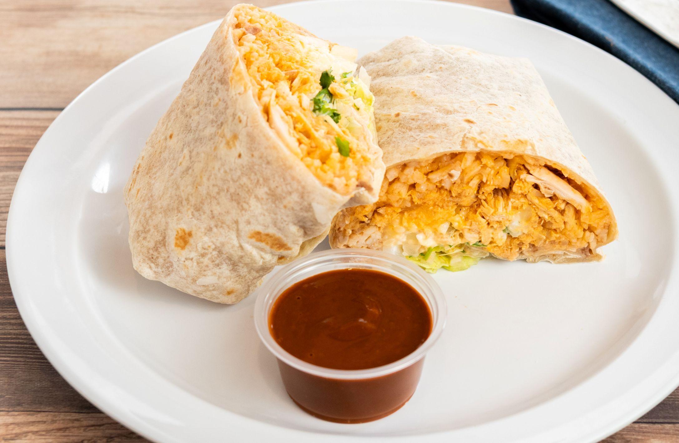 Classic Burrito Chicken Tinga.
