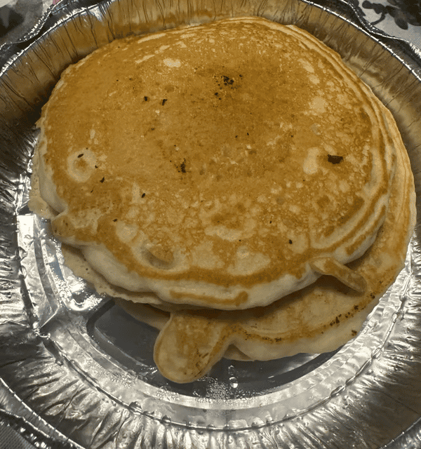 3 Large Buttermilk Pancakes.