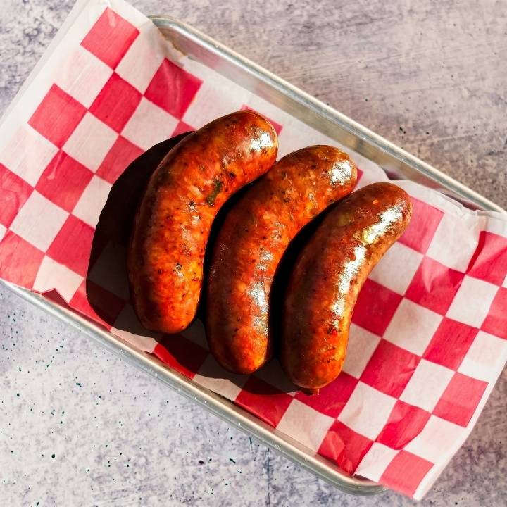 Quarter Pound Jalapeño Sausage.