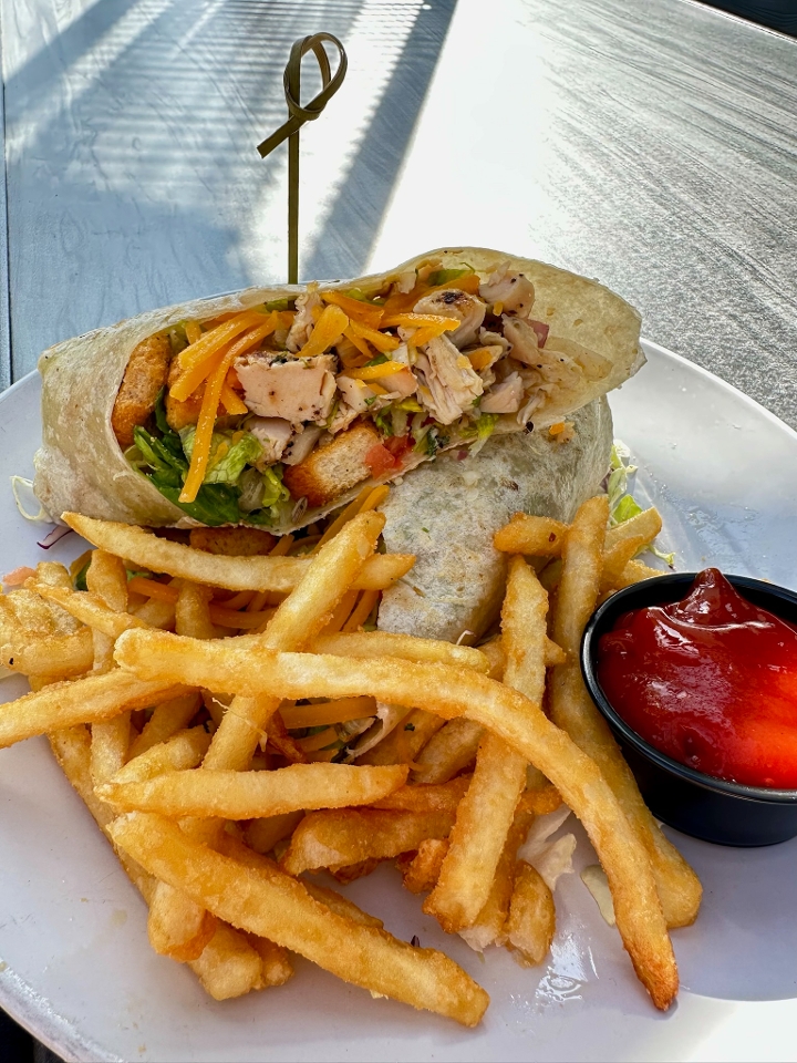 House Salad Wrap.