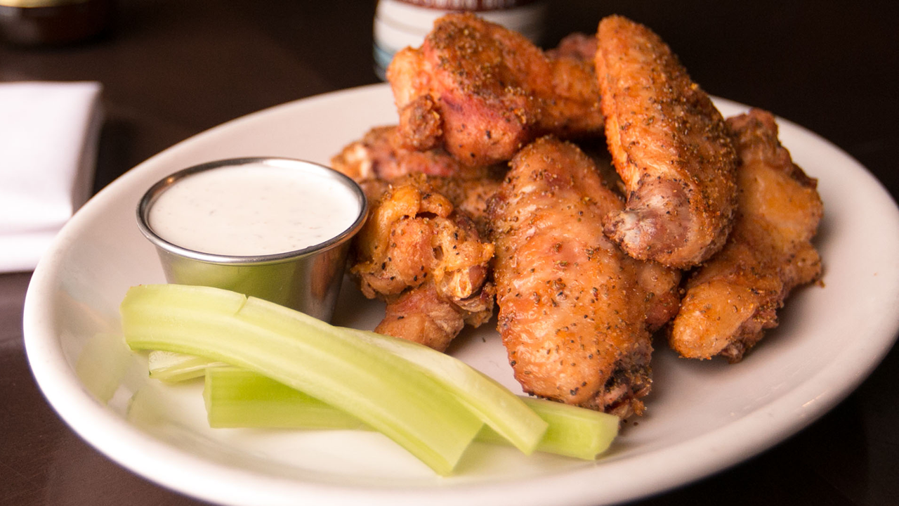 Dry Rub Wings.