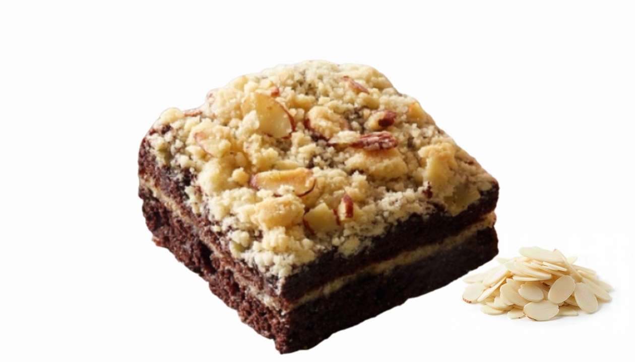 Chocolate Almond Crumb Cake.
