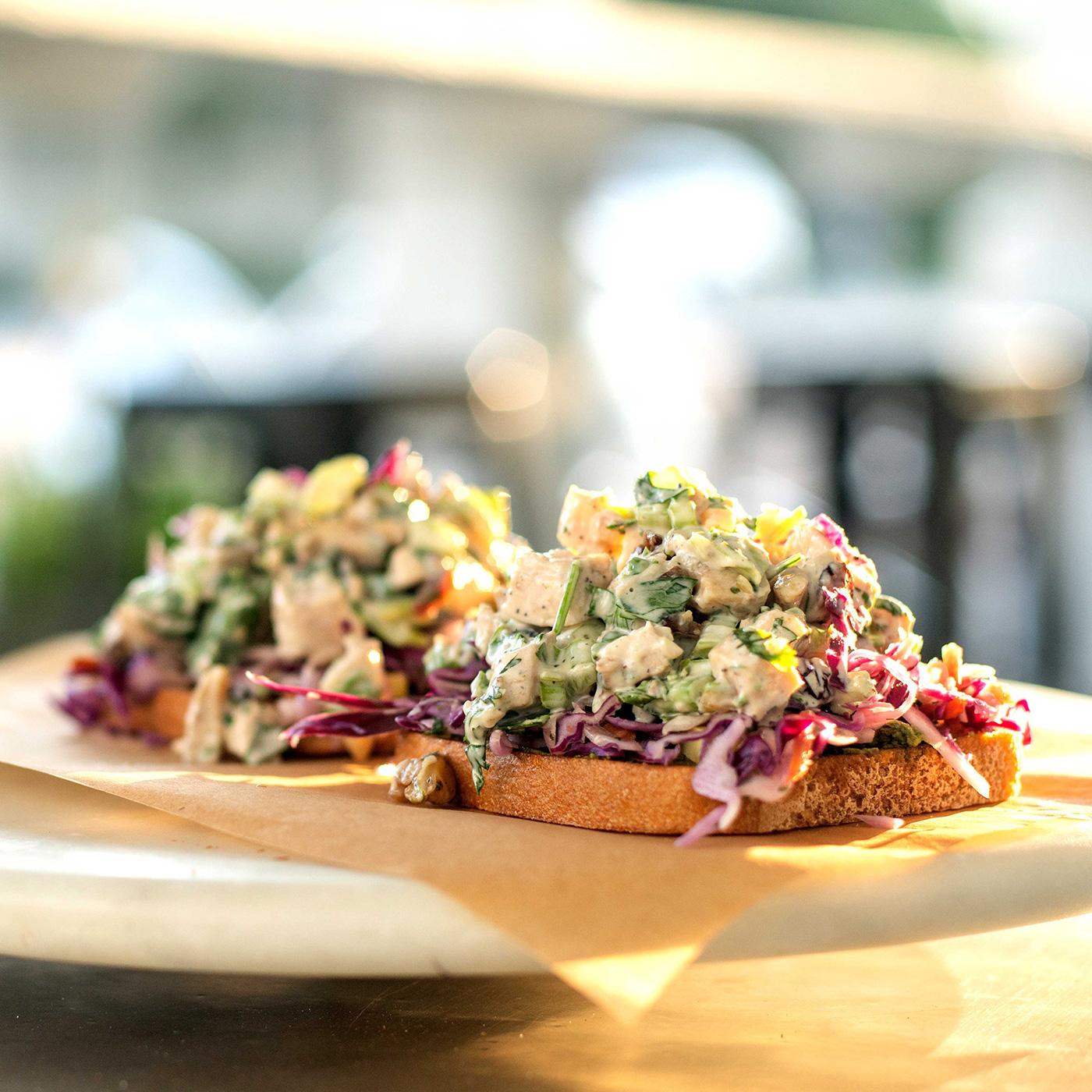 Chicken Salad Toast.