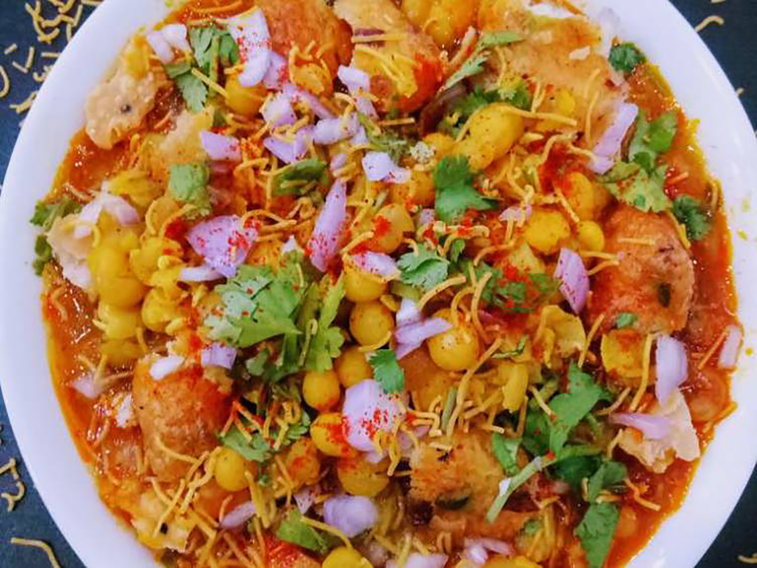 Samosa Chaat.