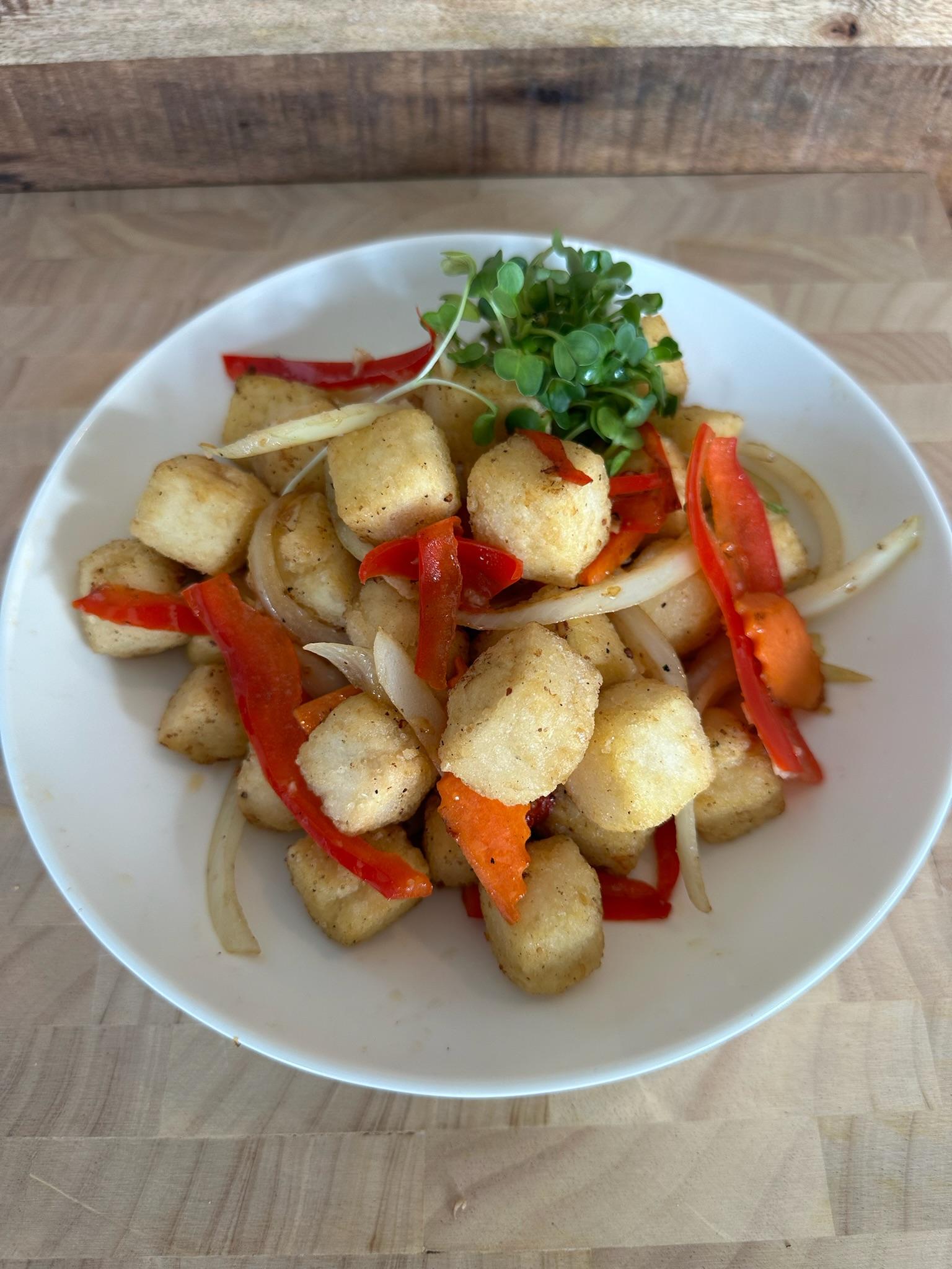 Crispy Tofu (Dau Hu Rang Muoi).