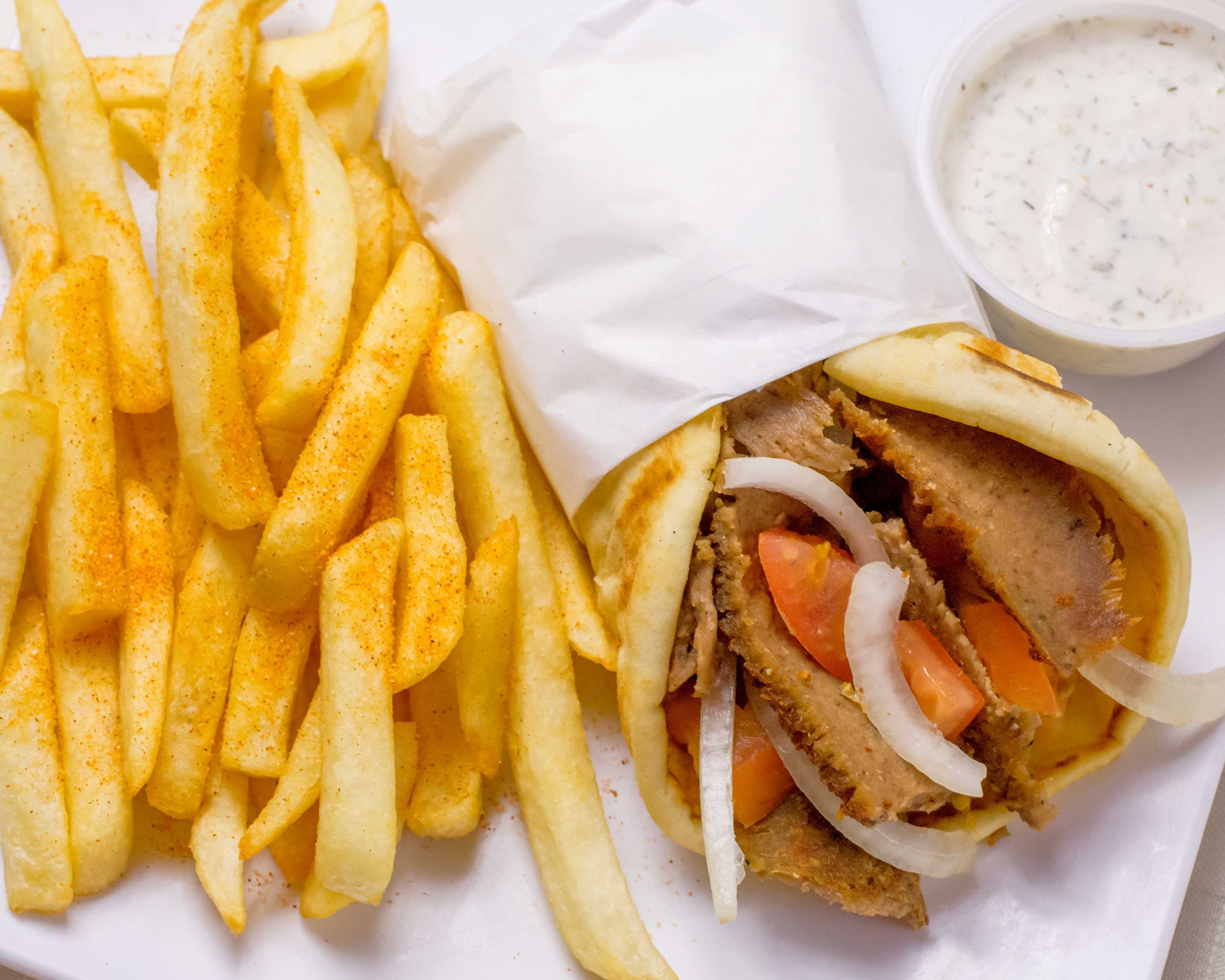 Gyros Sandwich.