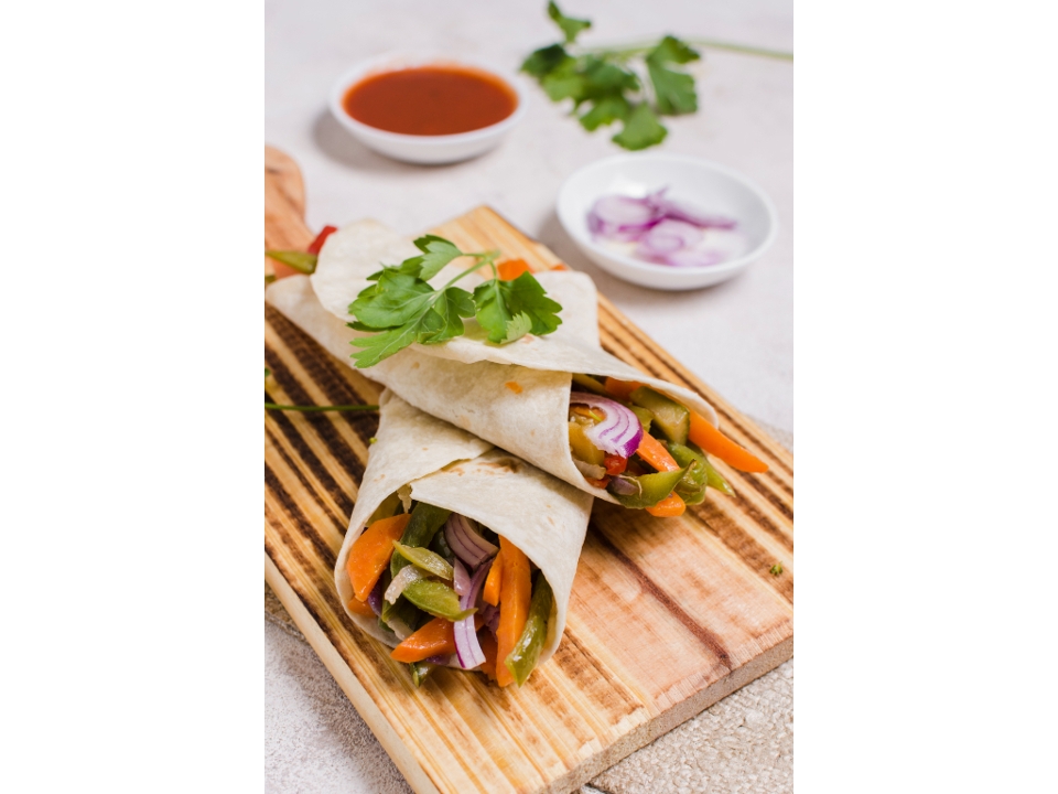 Grilled Vegetable Wrap.