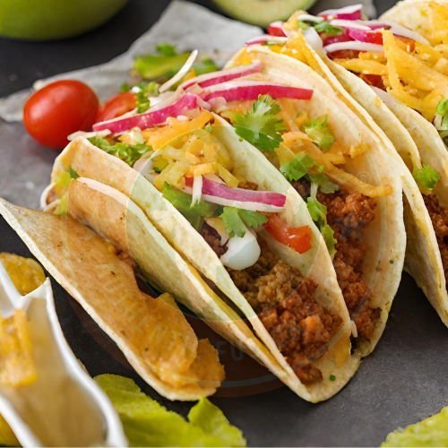 Crunchy Delight Tacos - 2PC (Veg).