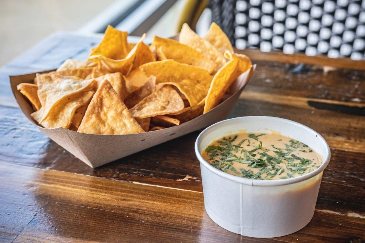 Medium Chips & Queso.