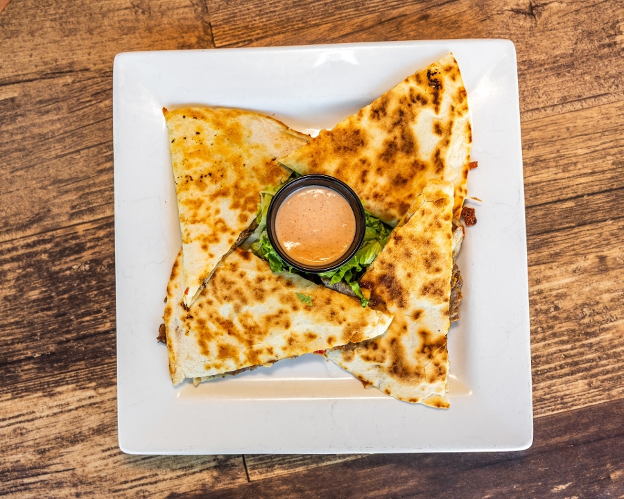 Prime Rib Quesadilla.