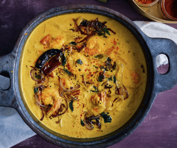 SHRIMP MANGO CURRY.