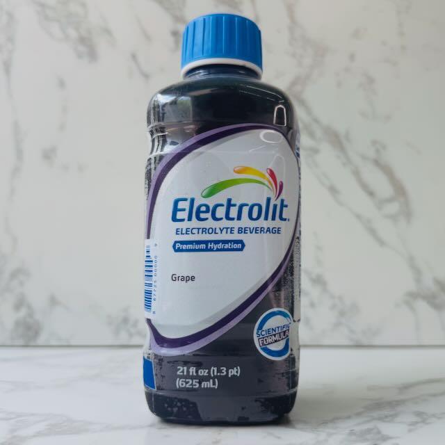 Electrolit Grape.
