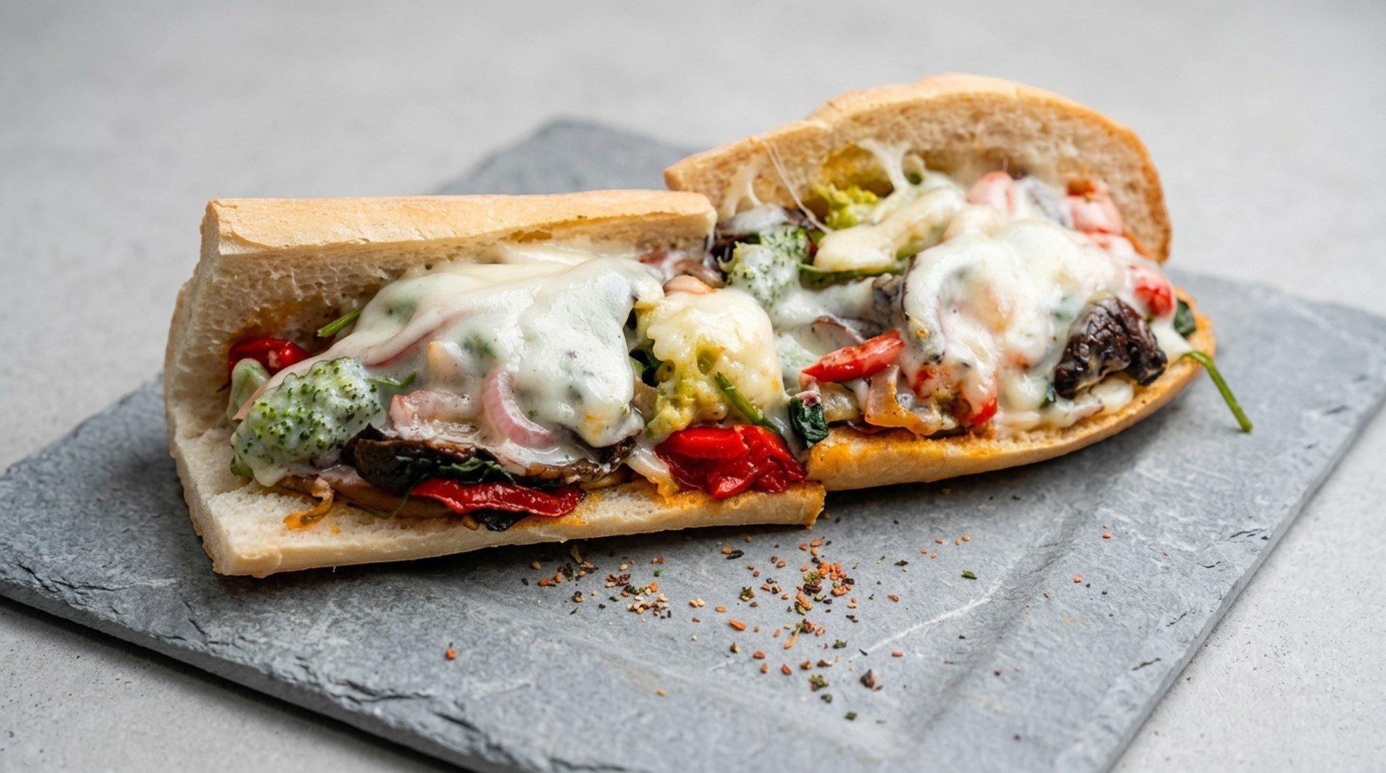 Grilled Vegetable Sub.