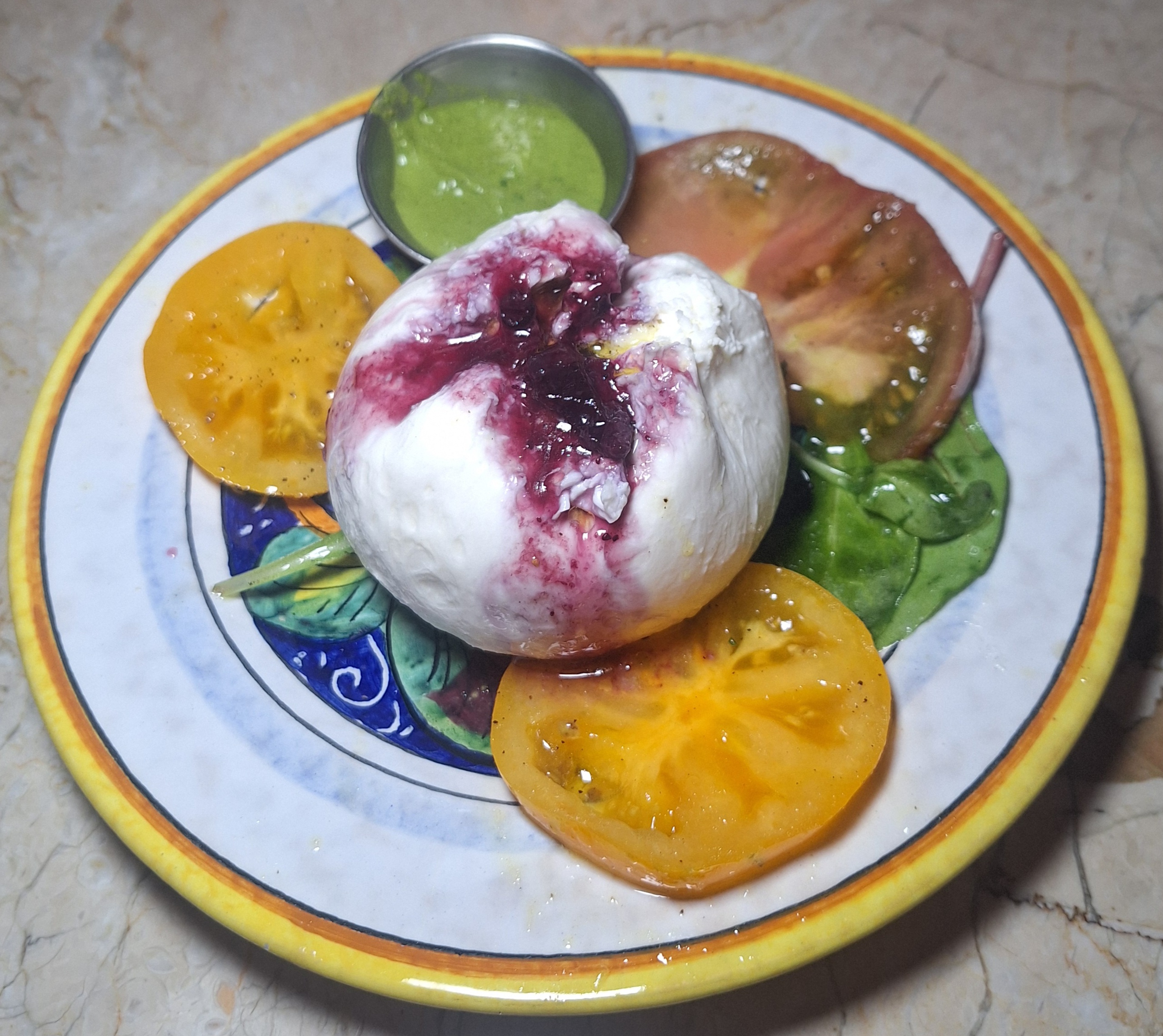 Burrata Plate.