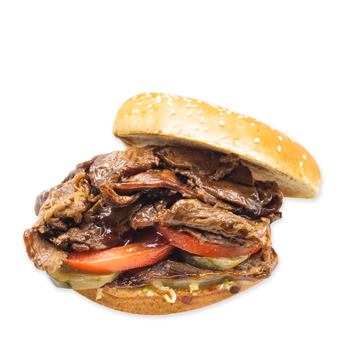 Steak Teriyaki Burger.
