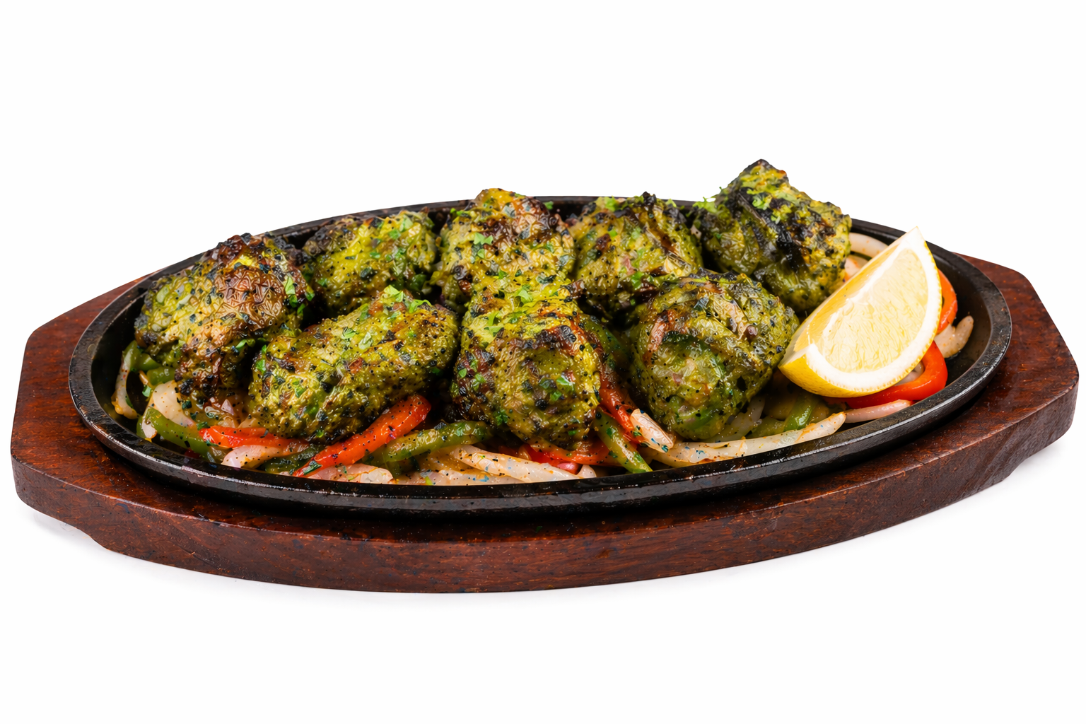 Hariyali Chicken Tikka.